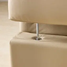 Linton Desert Brown Leather 2 Pieces Modular Dual Electric Recliner