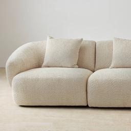 Willow Stone Cream 2 Pieces Modular Sofa