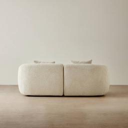 Willow Stone Cream 2 Pieces Modular Sofa