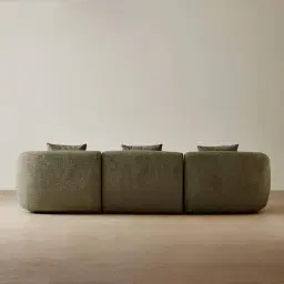 Willow Winter Moss 3 Pieces Modular Sofa