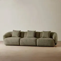 Willow Winter Moss 3 Pieces Modular Sofa