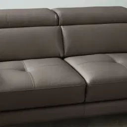 Aster Warm Stone Grey Modular Right Chaise Lounge - Black Legs