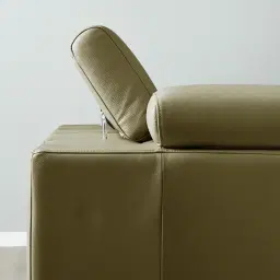 Aster Garden Green Modular Right Chaise Lounge - Black Legs