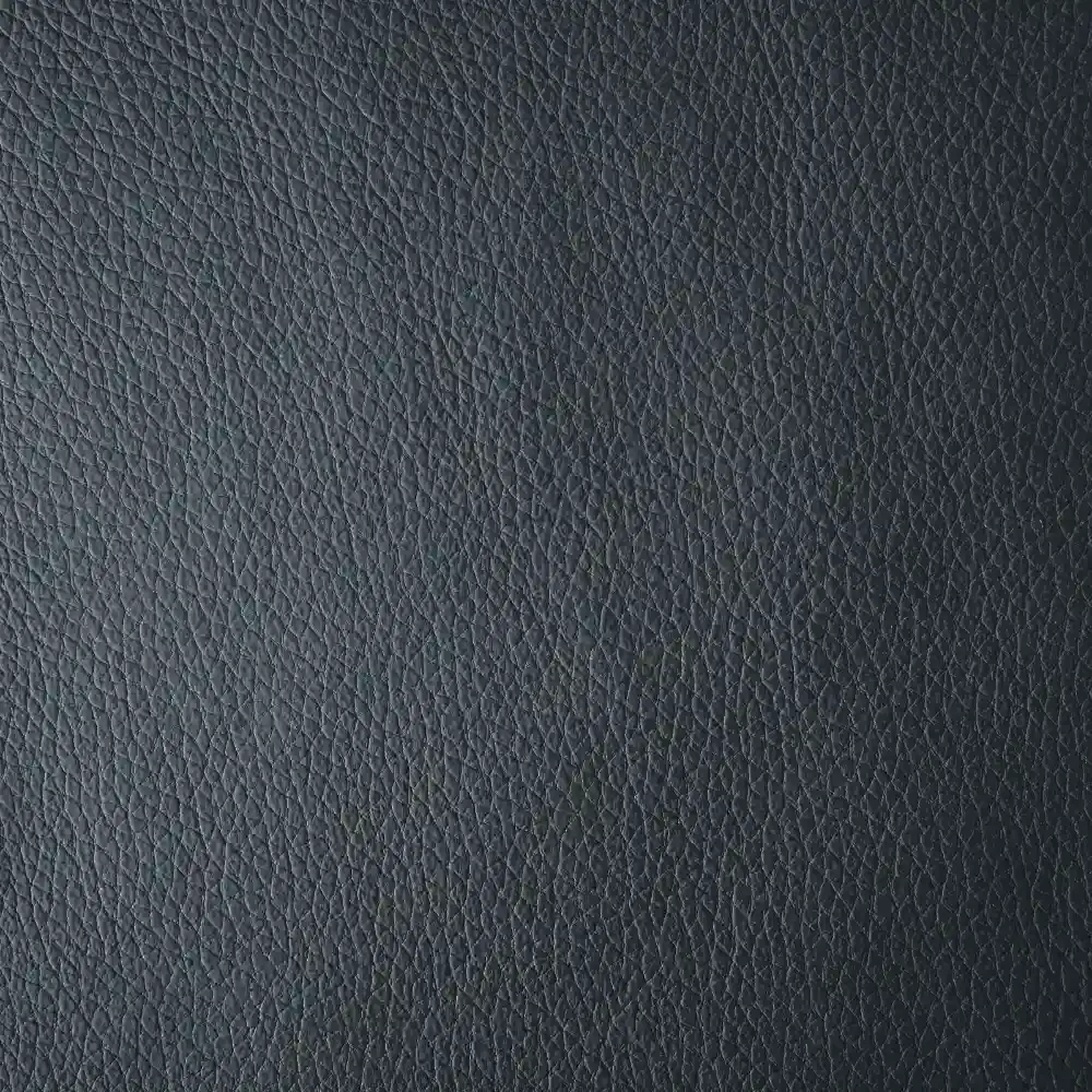 Elena Night Blue Leather 3-Seater Electric Recliner - Black Legs