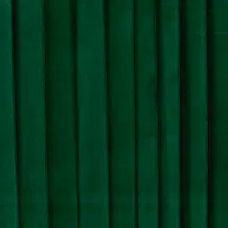 Crown Emerald Green Velvet 3-Seater Sofa - Champagne Gold Stainless Steel Legs