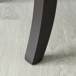 Deco Mushroom Velvet Armchair - Dark Brown Legs