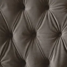 Deco Mushroom Velvet Armchair - Dark Brown Legs