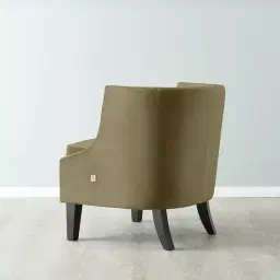 Vogue Olive Green Velvet Occasional Chair	