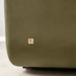 Clementine Olive Green Velvet Occasional Chair