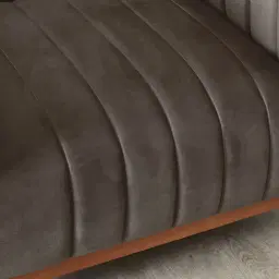 Astoria III Mushroom Velvet Occasional Chair