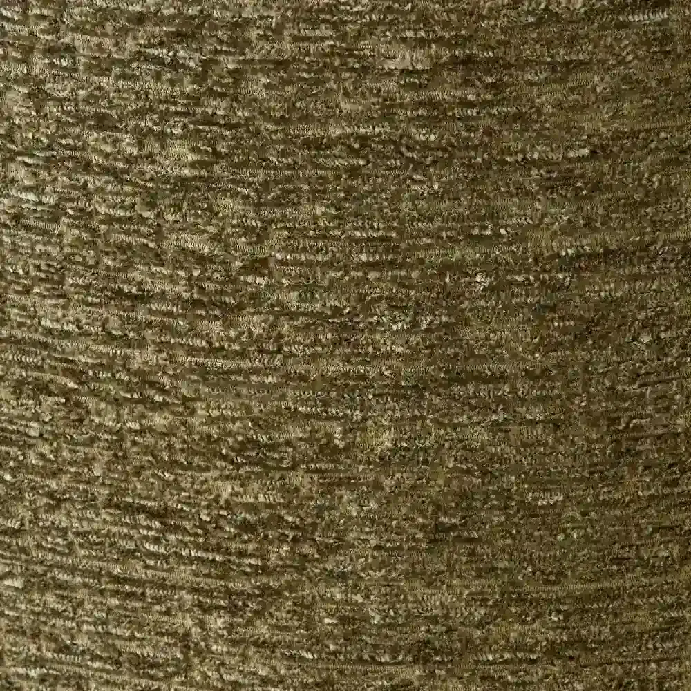 Milana Army Green Fabric Dining Chair - Brushed Bronze Legs