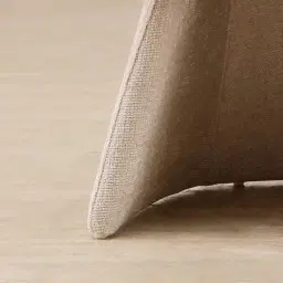 Antonia Cloud Cream Fabric Swivel Dining Chair