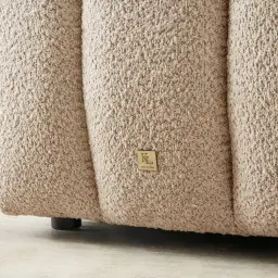 Gabriella Mid Beige Woven Fabric Occasional Chair