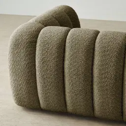 Gabriella Winter Moss 3-Seater Woven Fabric Sofa