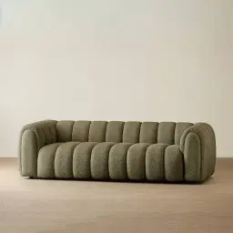 Gabriella Winter Moss 3-Seater Woven Fabric Sofa