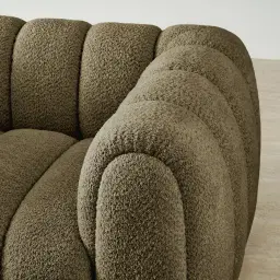 Gabriella Winter Moss Woven Fabric Occasional Chair
