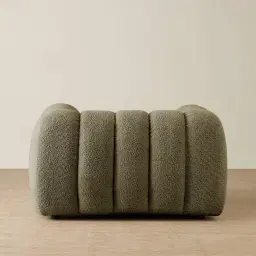 Gabriella Winter Moss Woven Fabric Occasional Chair