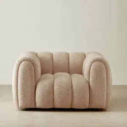 Gabriella Antelope Woven Fabric Occasional Chair