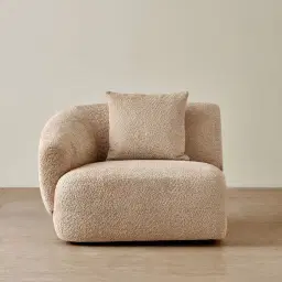 Willow Antelope Woven Fabric Modular Left Arm Seat
