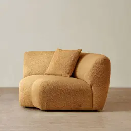 Willow Vintage Mustard Woven Fabric Modular Corner Seat