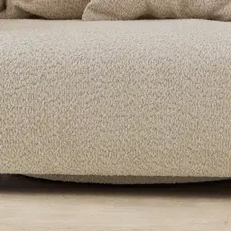 Marcela Stone Cream Woven Fabric Swivel Occasional Chair