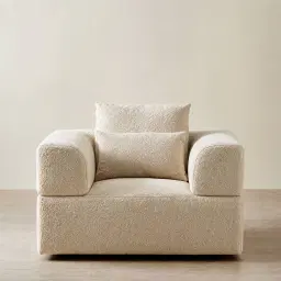 Riviera III Mid Beige Woven Fabric Occasional Chair