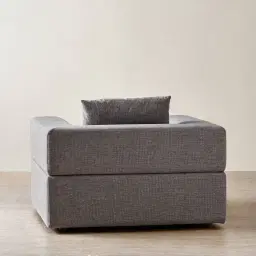 Riviera III Graphite Fabric Occasional Chair