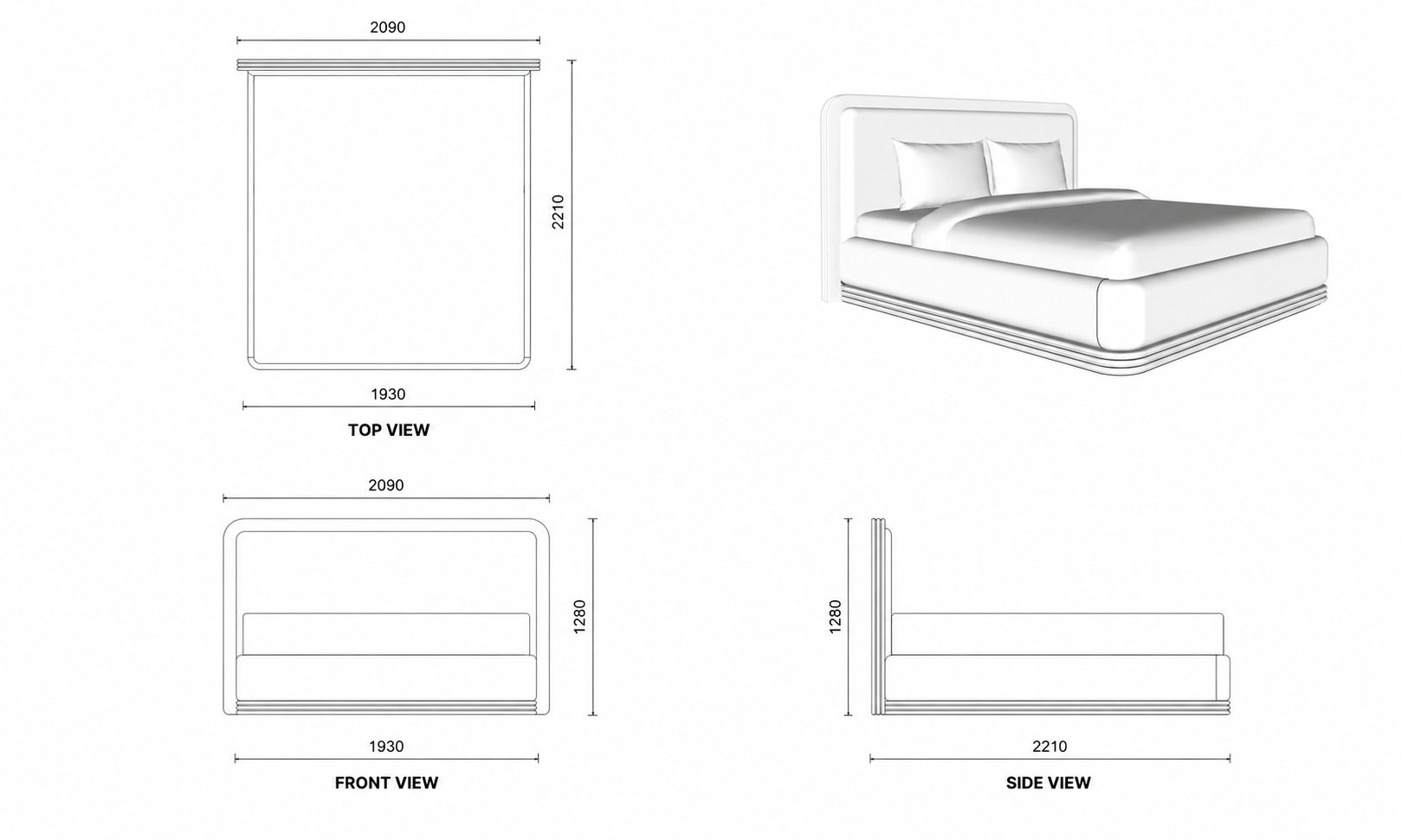 OPHELIA KING BED