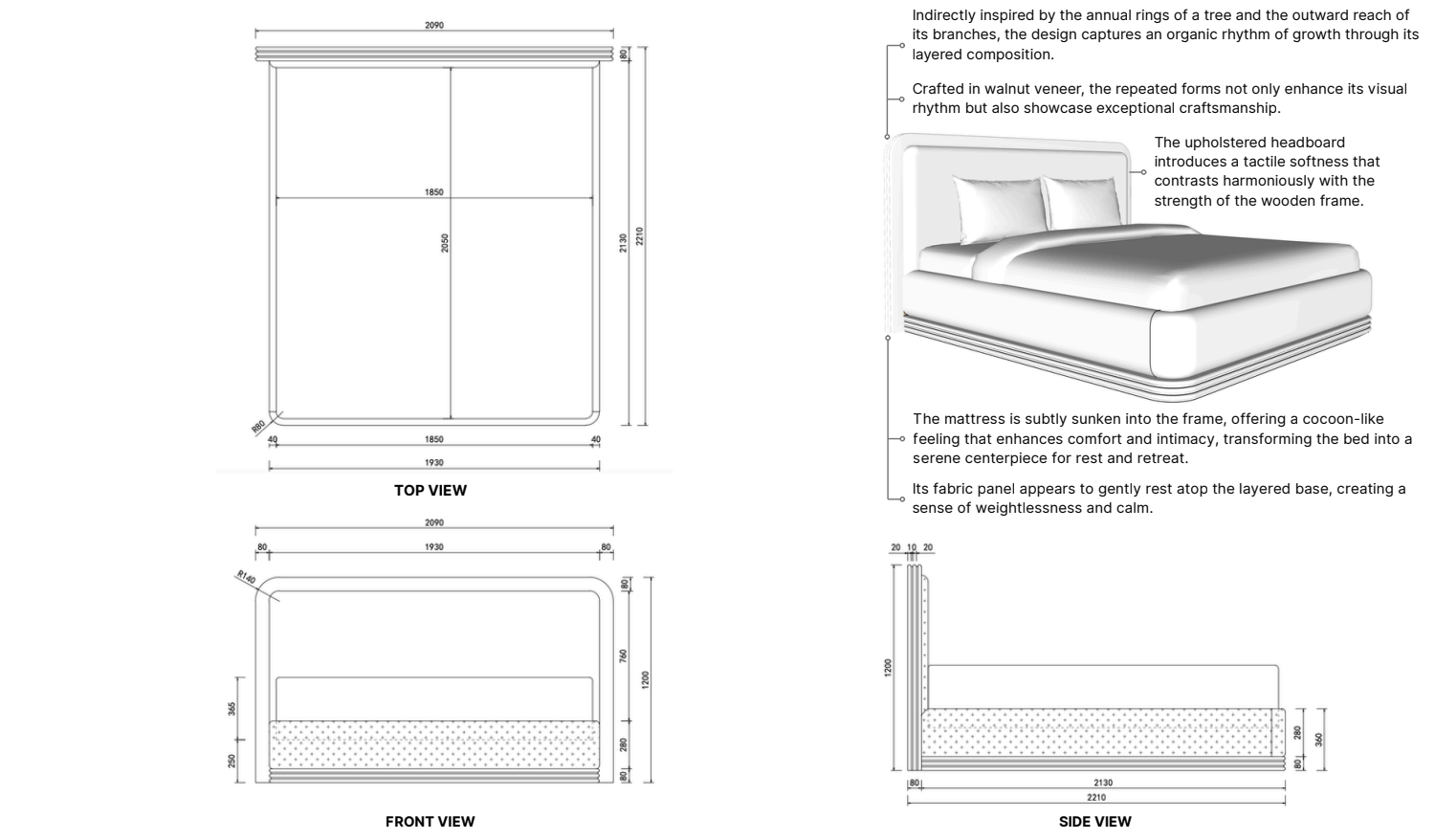 OPHELIA KING BED